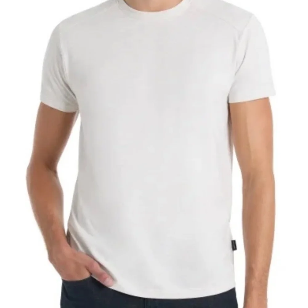 Kenneth Cole Light Gray Men's Dress  Short Sleeve Tee